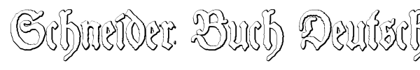 Schneider Buch Deutsch font preview
